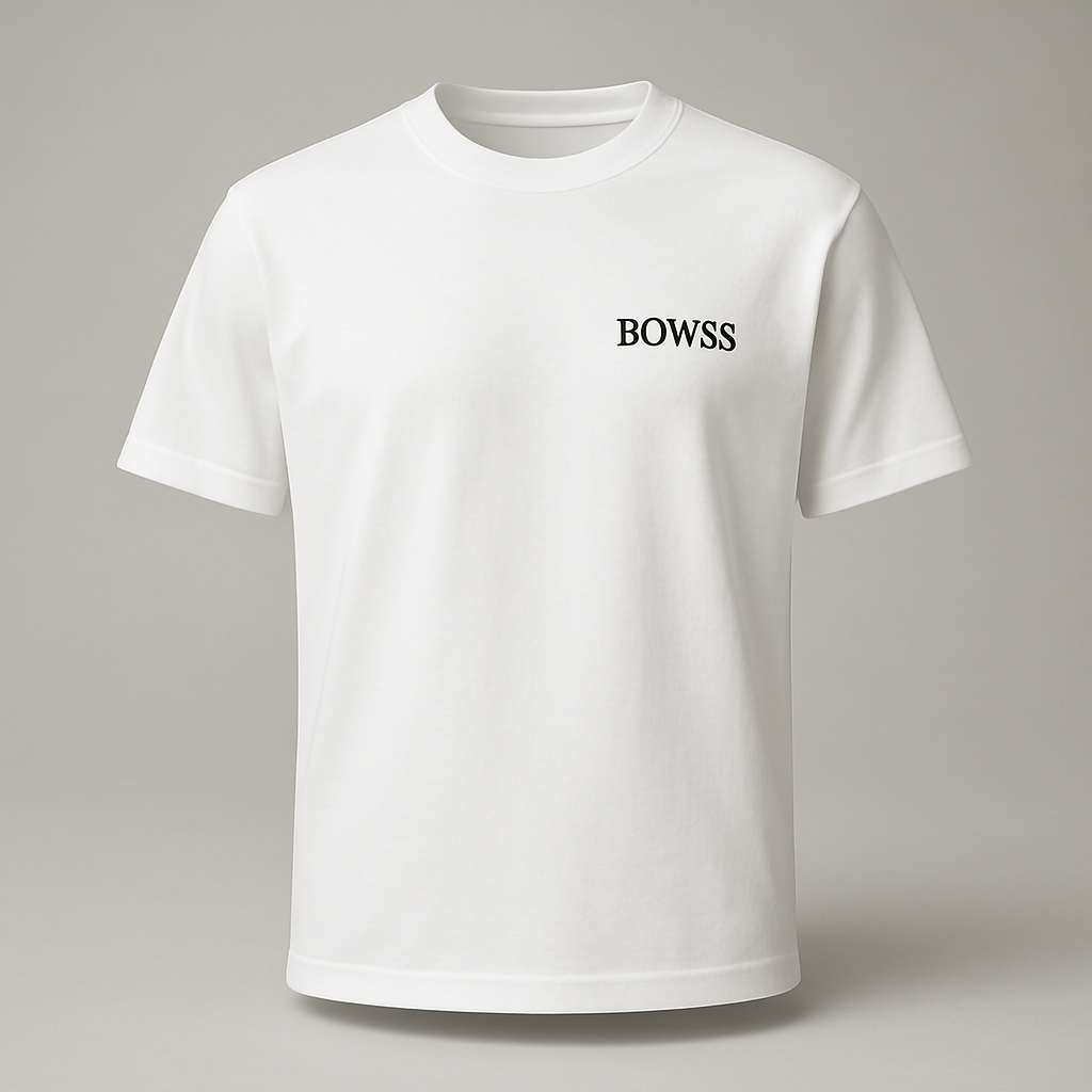 BOWSS Core White Tee