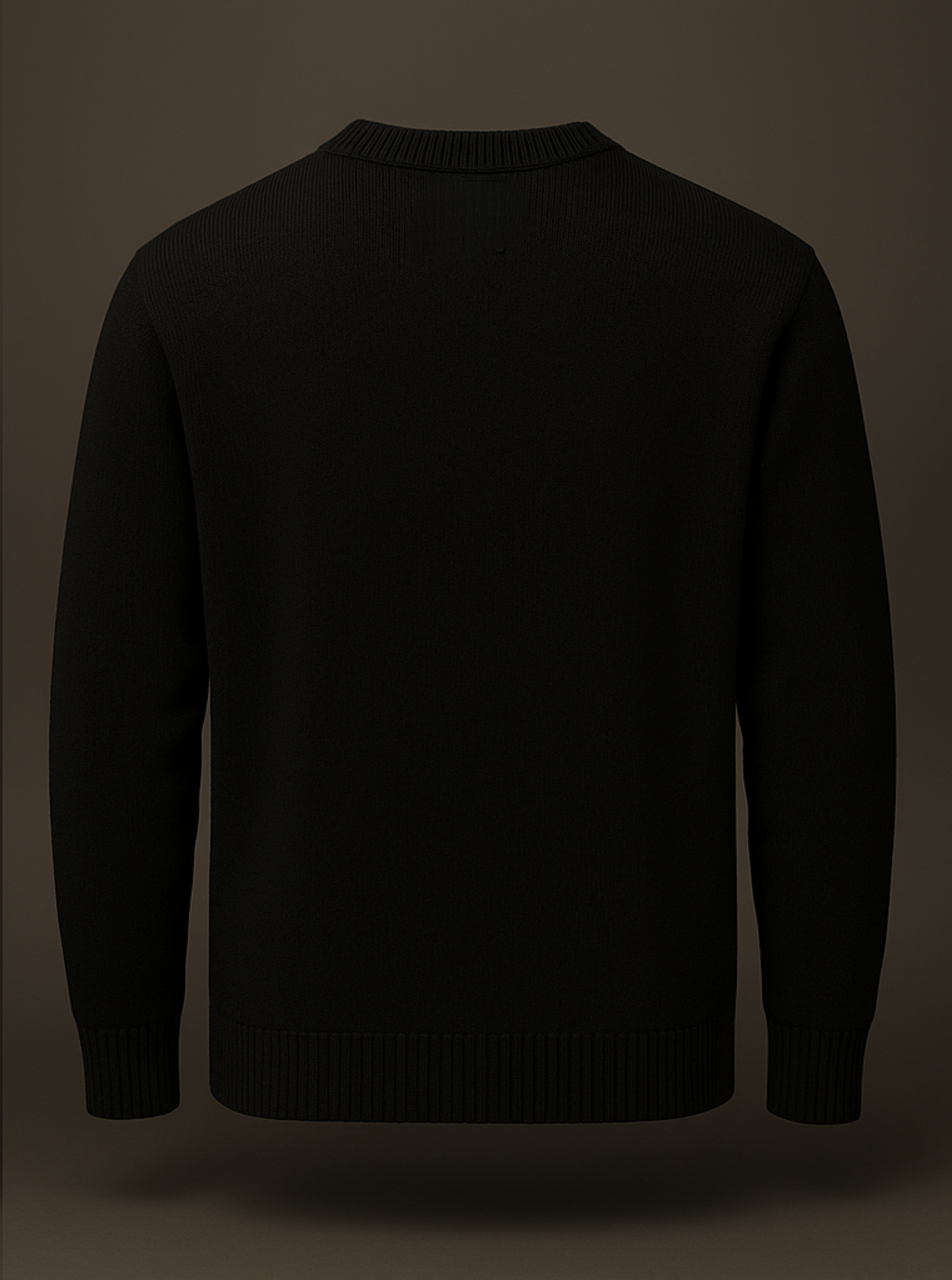 BOWSS “GHOST STROKE” Cotton Knit Sweater