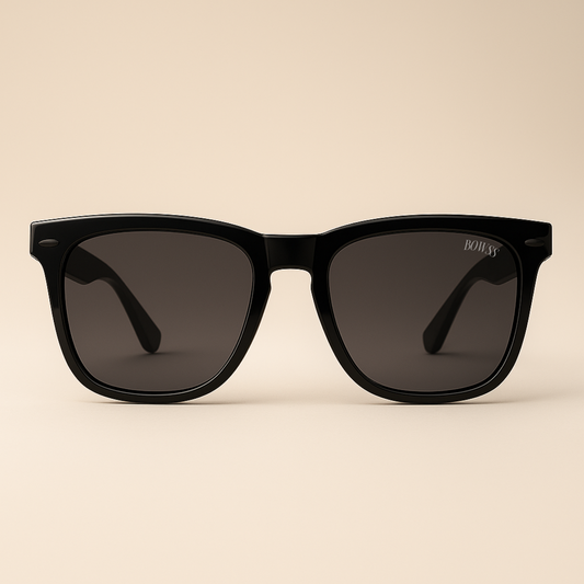 BOWSS ‘CARBON BLACK’ Wayfarer Sunglasses